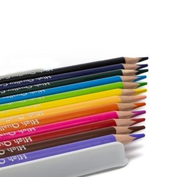 KREDKI OŁÓWKOWE TRÓJKĄTNE 12KOL ASTRA +TEMPERÓWKA