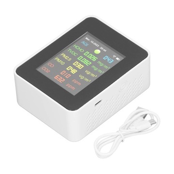 9 w 1 Monitor jakości powietrza WiFi Detektor