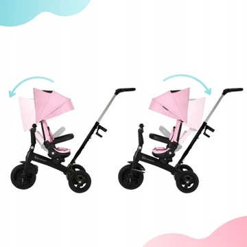 Поворотный трехколесный велосипед Kinderkraft TWIPPER 360