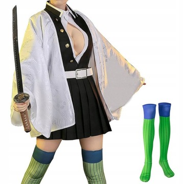 Demon Slayer Tokitou Muichirou Kostium Peruka