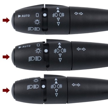 РЫЧАГ ВЫКЛЮЧАТЕЛЯ СВЕТА для фар PEUGEOT206 CITROEN C5