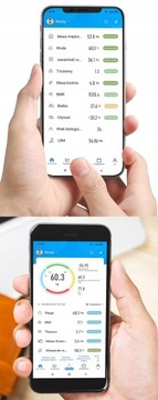АНАЛИТИЧЕСКАЯ ШКАЛА ПРИЛОЖЕНИЕ SMART ДЛЯ ВАННОЙ КОМНАТЫ ДЛЯ Android/iOS BLUETOOTH SLIM