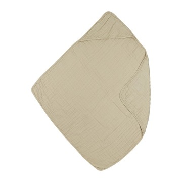 Meyco Baby Jednokolorowy szlafrok - muslinowy - sand - 80x80cm