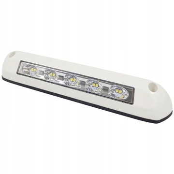 Lampa LED do kampera zewnętrzna 10 DIOD 12V 24V 8W IP67 biała bus kemping