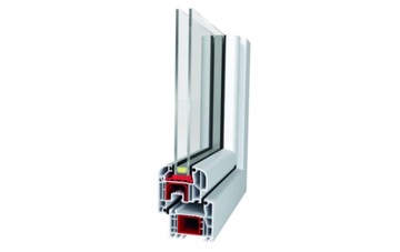 OKNA PCV 700x700 RU BIAŁE, PRAWE