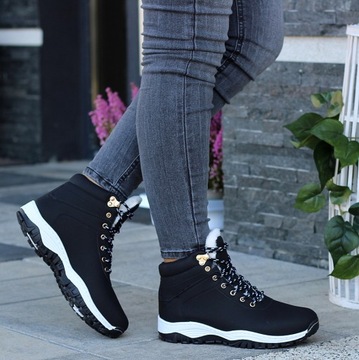 BUTY ZIMOWE TRAPERY SPORTOWE OCIEPLANE ŚNIEGOWCE P3