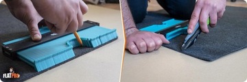 Большой шаблон для отображения углов и форм дуг