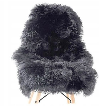 Ковер Искусственная овчина Пушистый Мех Ковер для гостиной Мягкий 90 см