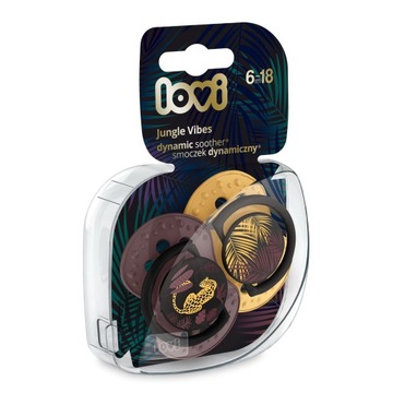 Соска LOVI DYNAMIC SILICONE 6-18 М 2 ШТ. ВИДУ ДЖУНГЛЯ 22/903ДЕВУШКА