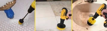 НАБОР ЩЕТКОМ ДЛЯ МОЙКИ, ЩЕТКИ ДЛЯ ДРЕЛЫ, ОТВЕРТКИ, ПОДВОДКИ ДЛЯ ПЛИТКИ