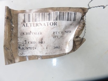ALTERNÁTOR CHRYSLER PT CRUISER (PT_) 2.2 CRD 0986047460
