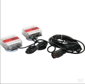 Zestaw lamp LED tylnych na magnes 12V LA207351GP