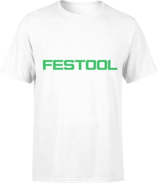 FESTOOL FESTOL KOSZULKA MĘSKA BUDOWA T-SHIRT ROZ L MĘSKI TSHIRT Z NADRUKIEM