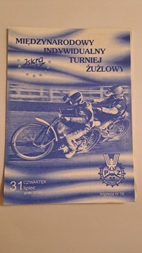 MIĘDZYNARODOWY TURNIEJ ISKRA OSTRÓW WLKP 31-07-1997 PROGRAM ŻUŻLOWY CZYSTY
