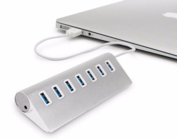 Концентратор USB-разветвитель 7-в-1 Адаптер-разветвитель Replikator 7x USB 3.0