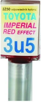 TOYOTA 3U5 IMPERIAL RED LAKIER SAMOCHODOWY ZAPRAWKA DO RYS 10 ML ARASYSTEM
