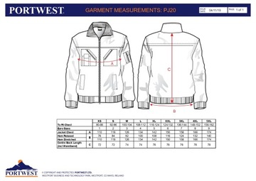 КУРТКА РАБОЧАЯ ПИЛОТНАЯ БЕЛАЯ/ЧЕРНАЯ 4В1 PJ20