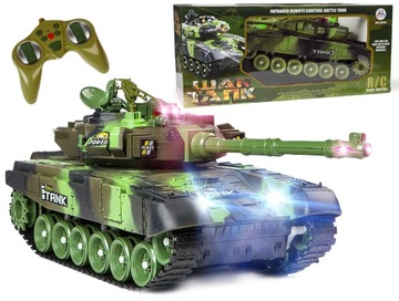 Duży Czołg Zdalnie Sterowany War Tank Bitwa Efekty
