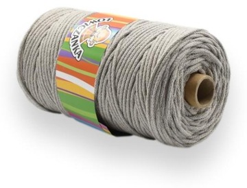 Sznurek Bawełniany z RDZENIEM 3mm 200mb LNIANY