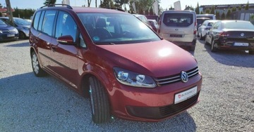 Volkswagen Touran II 1.6 TDI 105KM 2012 Volkswagen Touran 1.6 TDI 105 kM 7 Osobowy Klimatronik Navi Super Stan GWA, zdjęcie 1