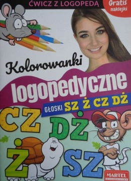 Kolorowanki logopedyczne Głoski SZ Ż CZ DŻ