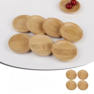 БАМБУКОВАЯ КРЕАТИВНАЯ МАЛЕНЬКАЯ ТАРЕЛКА ДЛЯ ОБмакивания СОЕВЫХ БЛЮД