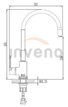JOGA PLUS ЧЕРНАЯ МОЙКА, ГИБКАЯ