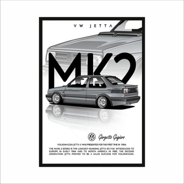 Obraz na ścianę Volkswagen Jetta MK2 ihavethisstyle