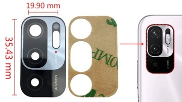 REDMI ПРИМЕЧАНИЕ 10 5G СТЕКЛЯННАЯ КАМЕРА ГЛАЗ КАМЕРА ГЛАЗ