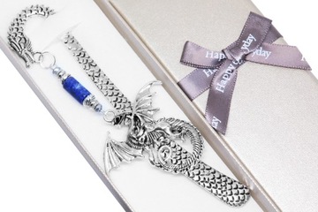 ZAKŁADKA DO KSIĄŻKI SMOK lapis lazuli KAMIEŃ