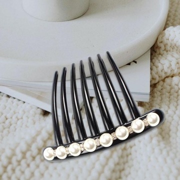 Nakrycie głowy z grzebykiem do włosów perłowych Świecący grzebień Kwiatowy