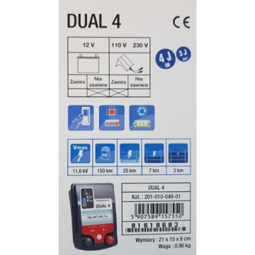 Батарейно-сетевой электролизер DUAL D4 4J