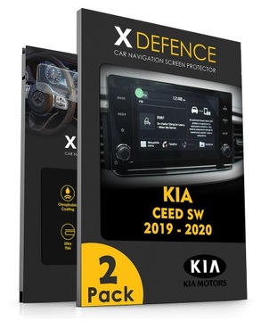 2w1 SZKŁO OCHRONNE NA NAWIGACJĘ EKRAN DO KIA CEED SW 2019-2020