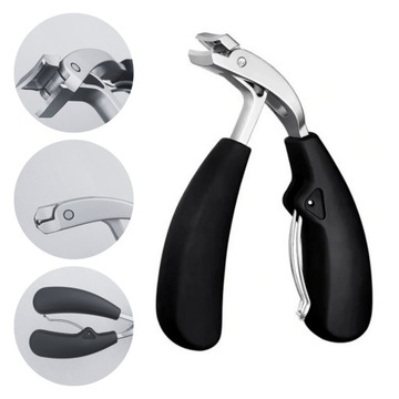 CĘGI OBCINACZ DO PAZNOKCI SZEROKI WYGIĘTY DLA SENIORÓW MANICURE PEDICURE