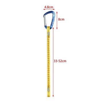 Темляк для инструмента с карабином, защищающий от потери веревки.