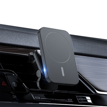 АВТОДЕРЖАТЕЛЬ QI БЕСПРОВОДНОЕ ЗАРЯДНОЕ УСТРОЙСТВО для MAGSAFE для IPHONE 15W