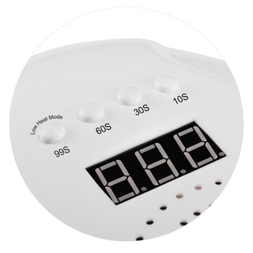 INLAQ UV LED лампа 48Вт для гибридных гелей для ногтей, сенсор, съемное основание