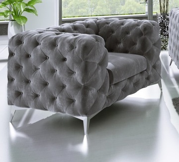 SOFA KANAPA sTYL GLAMOUR PIKOWANA 2 OSOBOWA