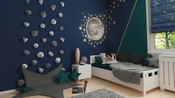 Готовый дизайн интерьера | Космическая комната