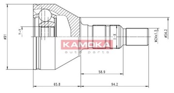 KAMOKA 6039 KLOUB HNACÍ