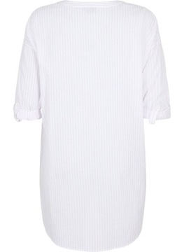 ТУНИКА OVERSIZE С ПОЛОСАМИ ФИОЛЕТОВЫЙ ХЛОПКОВЫЙ ZIZZI PLUS SIZE 353B 52