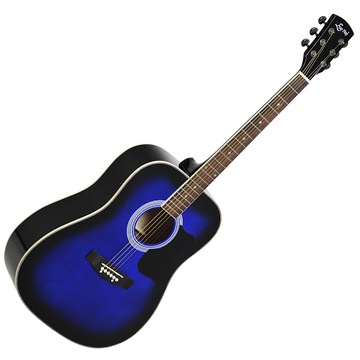 GITARA AKUSTYCZNA AP- 400 BLB POKROWIEC+KOSTKI