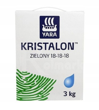 KRISTALON ZIELONY 18-18-18 3kg UPRAWA FOSFOR NAWÓZ