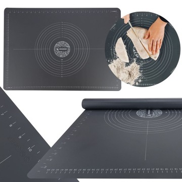 КОВРИК СИЛИКОНОВЫЙ КУХОННЫЙ СТОЛ БОЛЬШОЙ XXL 50x70