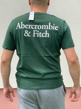 t-shirt Abercrombie Hollister koszulka S zielona
