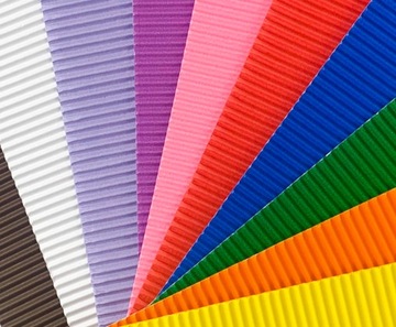 ЦВЕТНАЯ ГОФРОБУМАГА А4 10 ЦВЕТОВ