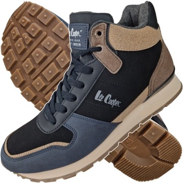 Lekkie buty Męskie Lee Cooper wysokie sportowe Trekkingowe botki 3065M 41