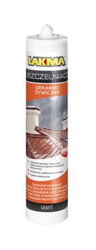 LAKMA Silikon Żywiczny Uszczelniacz Dekarski do Dachów SD Grafit 280 ml