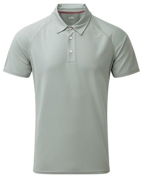 KOSZULKA POLO UV TEC KRÓTKI RĘKAW MĘSKA SZARA XL