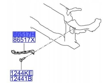 ФАРА ВЫДВИЖНАЯ ПОД ЛАМПУ ПЕРЕДНЯЯ ЛЕВАЯ для HYUNDAI i30 2012-2017 гг.
